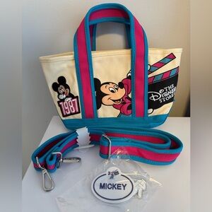 Mickey Mouse Disney Store Est. 1987 Canvas Mini Tote